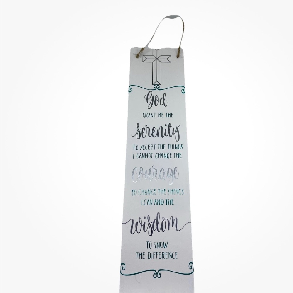 Serenity Prayer Wooden Decor. God Grant Me The Serenity Small Wall Sign